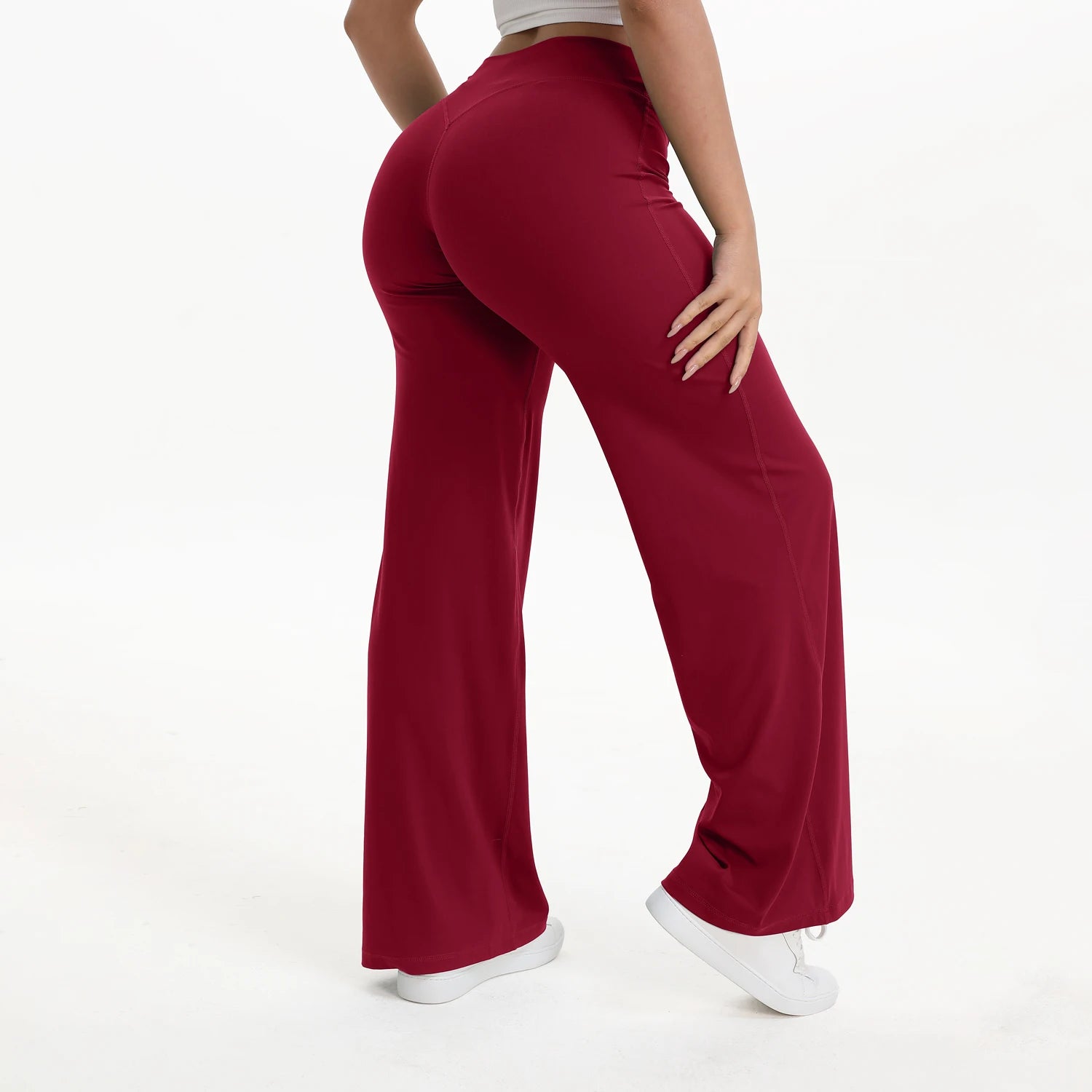 SculptFit High-Waist Flare Leggings