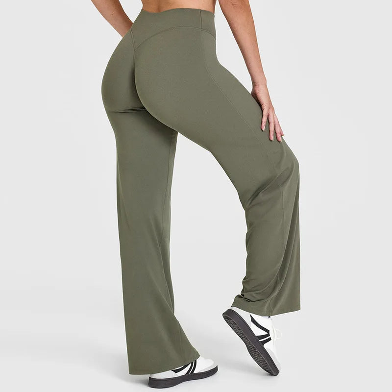 SculptFit High-Waist Flare Leggings