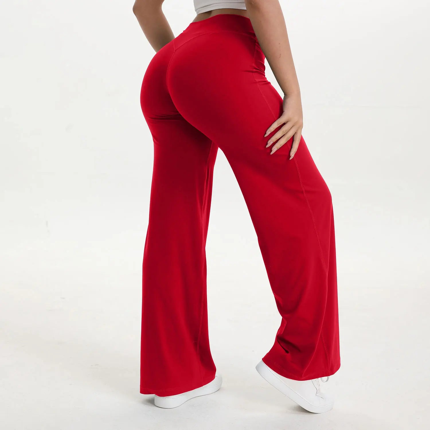 SculptFit High-Waist Flare Leggings