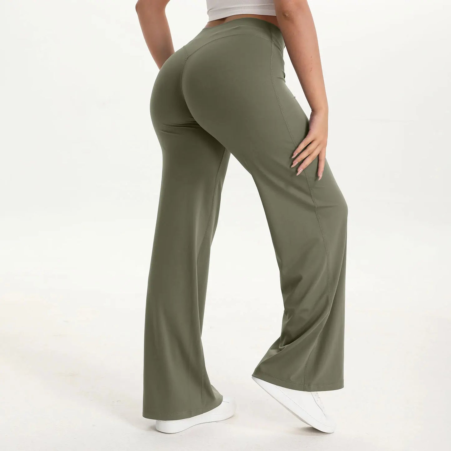 SculptFit High-Waist Flare Leggings