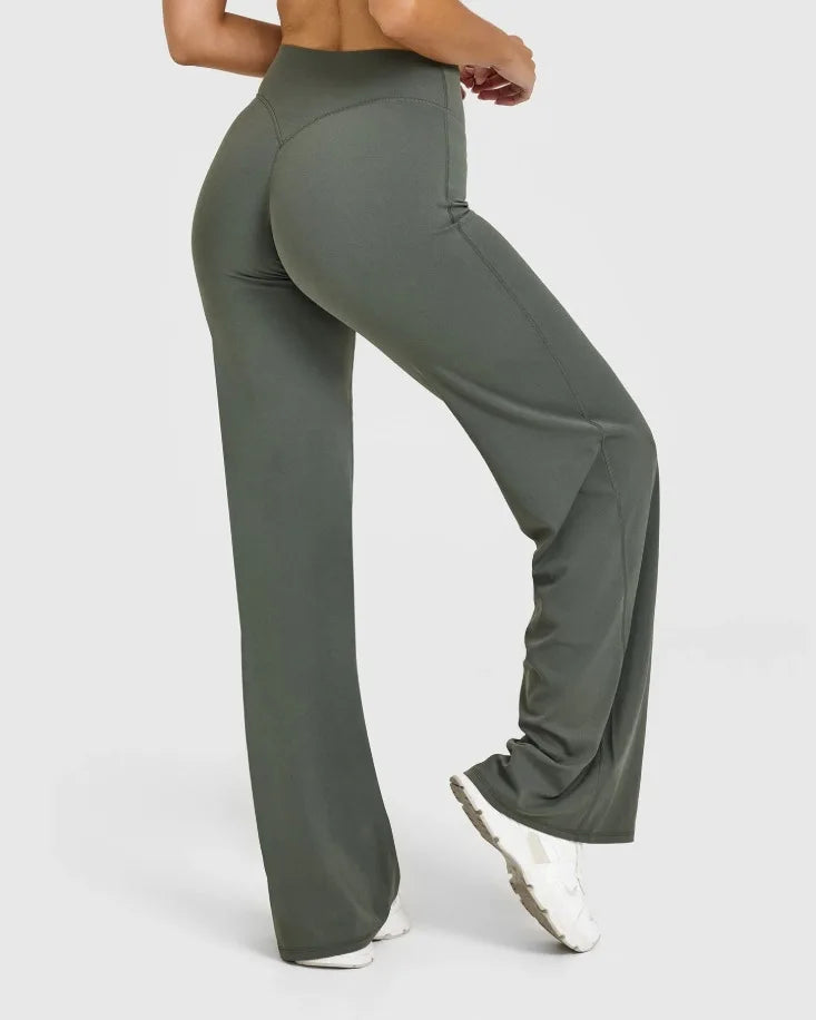 SculptFit High-Waist Flare Leggings