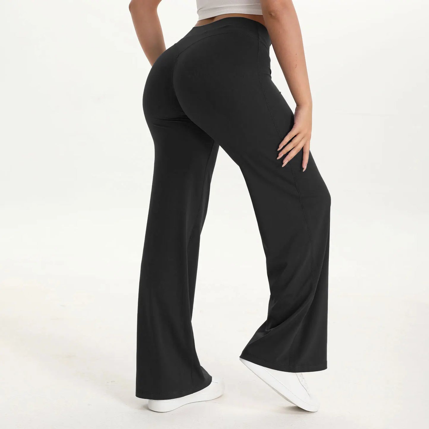 SculptFit High-Waist Flare Leggings