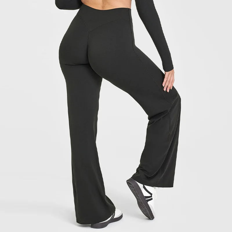 SculptFit High-Waist Flare Leggings