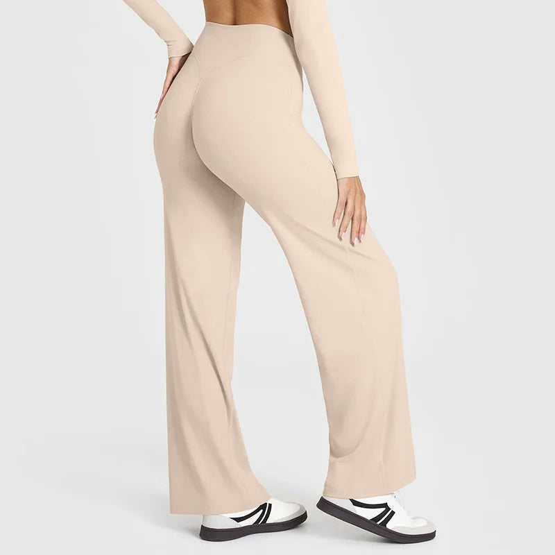 SculptFit High-Waist Flare Leggings