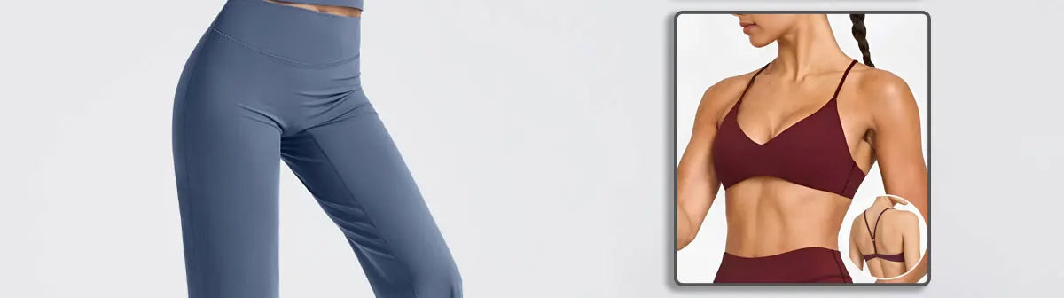 SculptFit High-Waist Flare Leggings